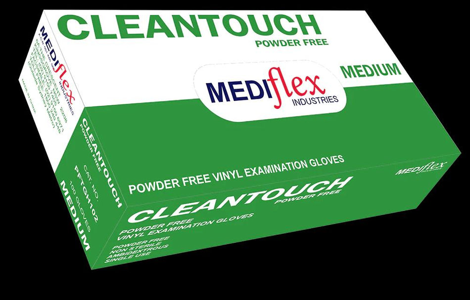 Cleantouch Vinyl Gloves - Clear