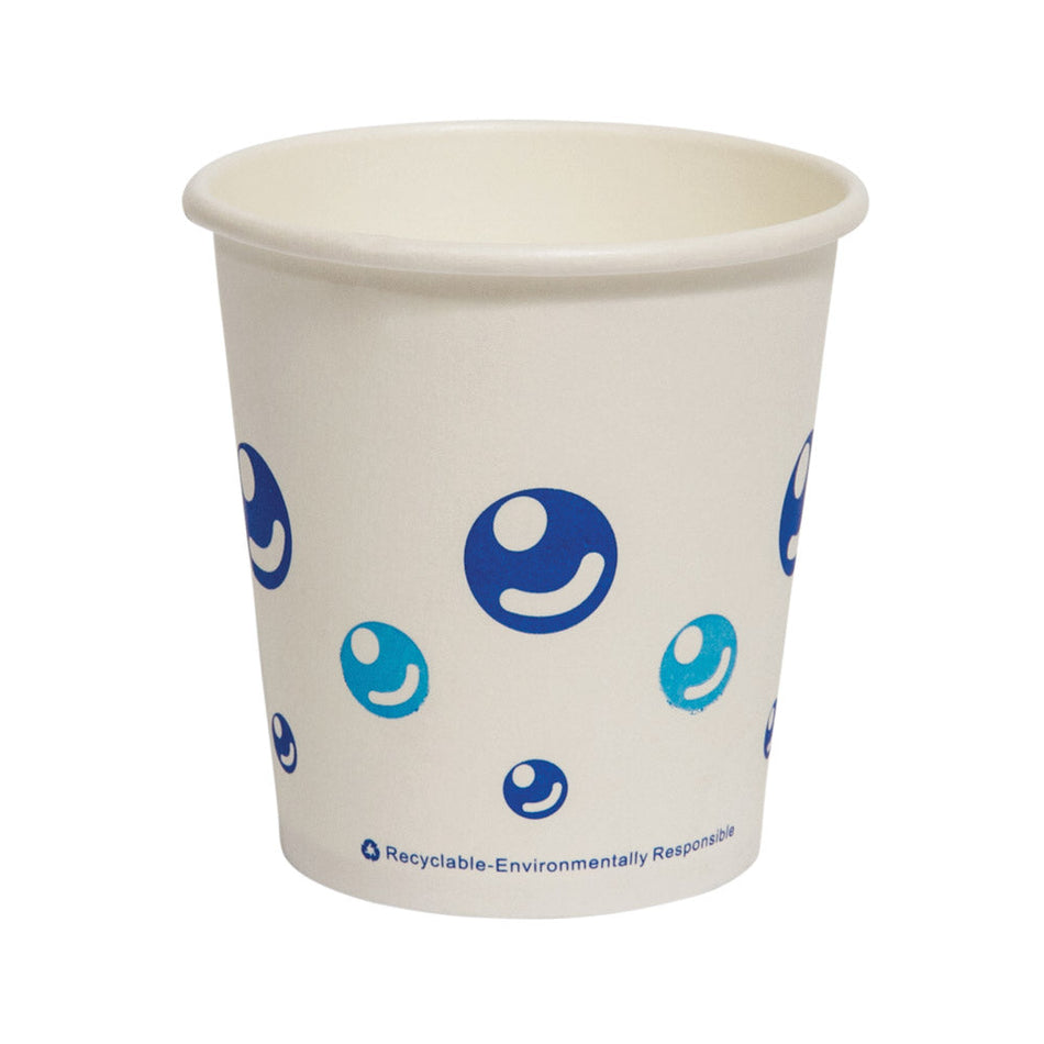 6oz/180mL Small Paper Cold Water Cup, Carton Of 1000