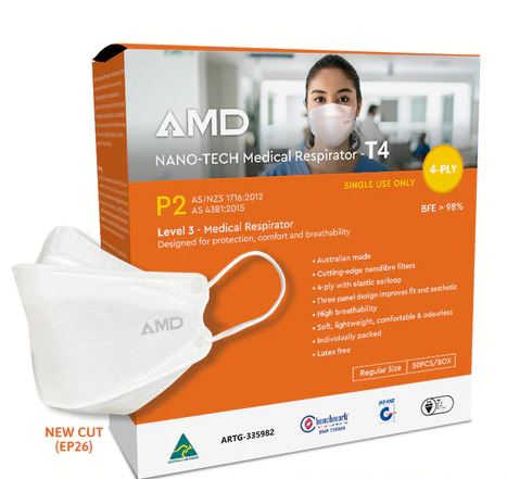 AMD P2 Respirator Nano-tech Mask,