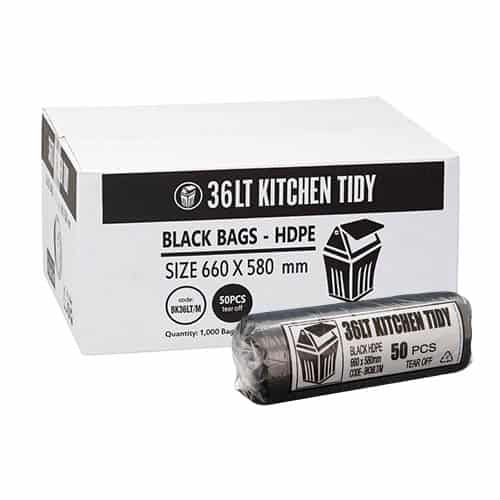 Austar Black  Kitchen Tidy Bin Liners