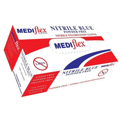 Nitrile Blue Powder Free Nitrile Gloves