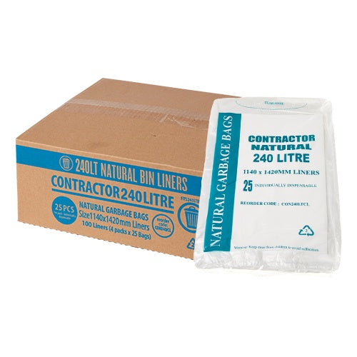 Contractor Bin Liner Star Seal 240 LT EHD