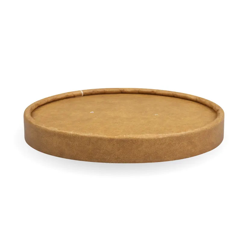 12-32oz Bio-Bowl Kraft Paper Lid