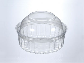 Plastic Clear Show Bowls- Dome Lid