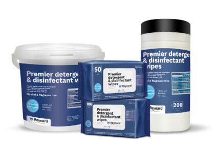 Premier detergent & disinfectant wipes