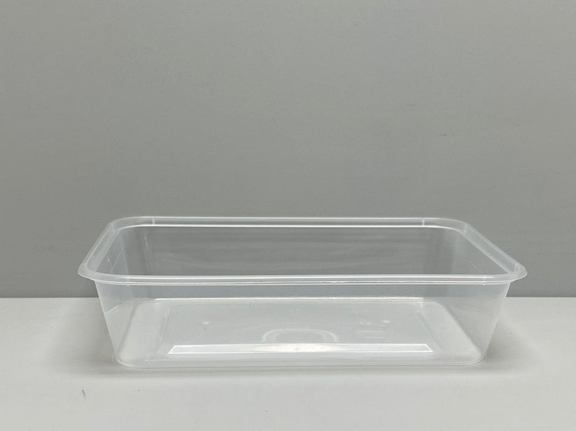 500ml Clear Plastic Food Container Base 500/CTN