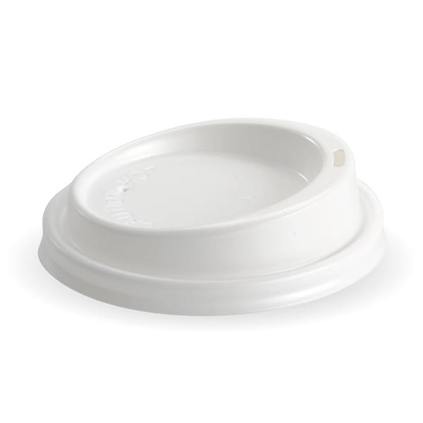 90mm Large White PS BioCup Lid 1000/CTN