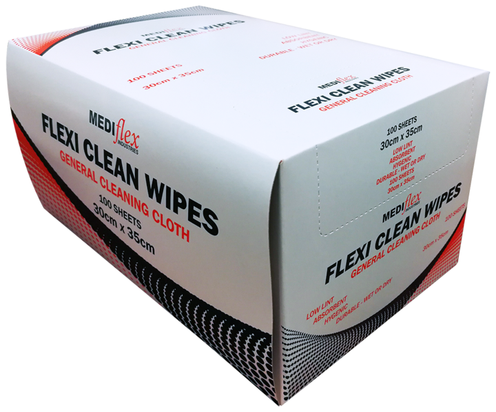 General Cleaning Wipes/Cloth - 100 Wipes Per Box