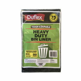 Duflex Heavy Duty Bin Liners - Flat Pack