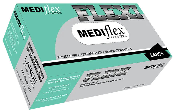 Flexi Powder Free Latex Gloves