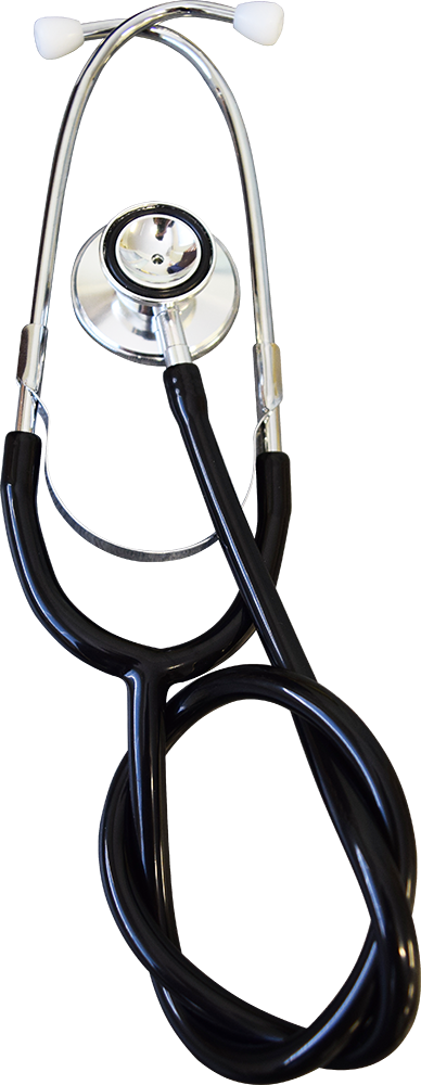 Dual Head Stethoscope Black